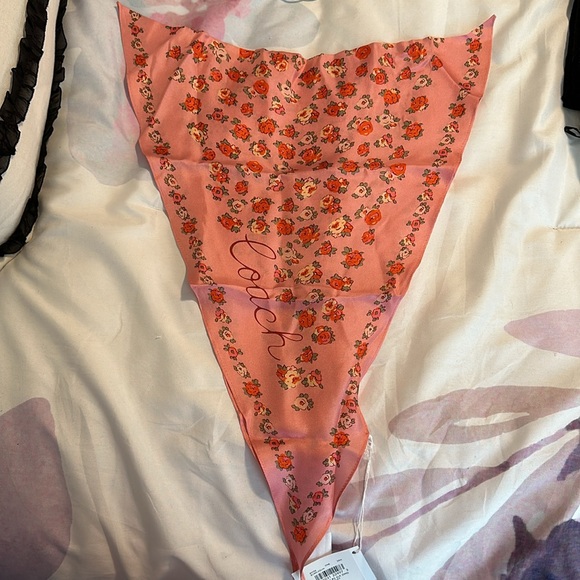 NWT Coach Silk Diamond Scarf - Picture 3 of 7